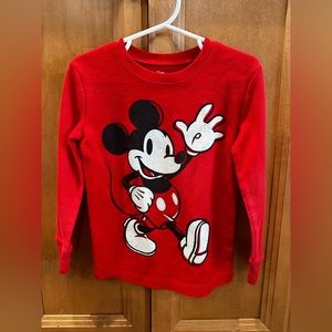 Disney Mickey Mouse • thermal knit fabric • 4T